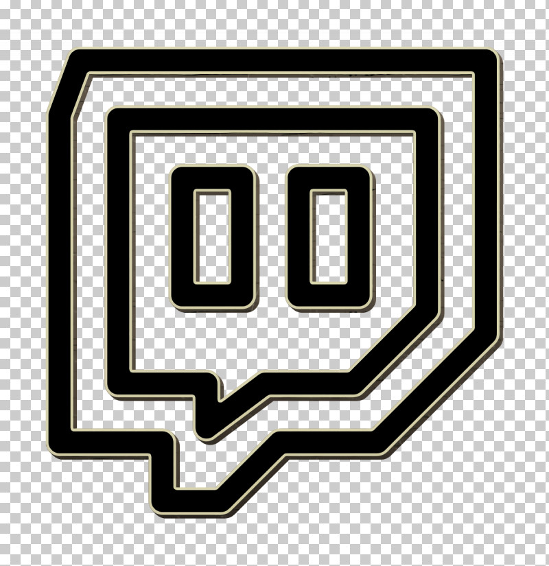 Twitch Icon Social Network Icon PNG, Clipart, Black, Blue, Color, Cushion, Drawing Free PNG Download