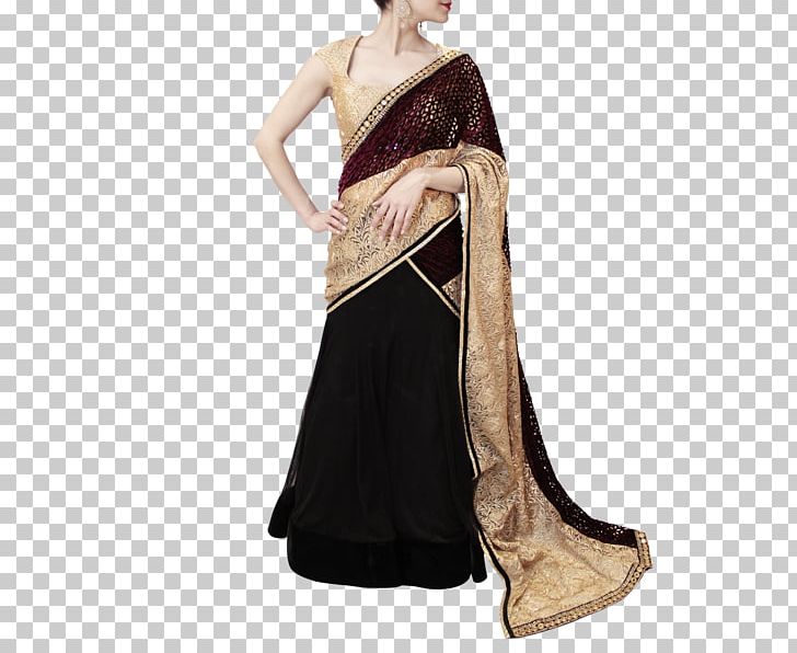 Lehenga-style Saree Gown Sari Blouse PNG, Clipart, Beige, Blouse, Brown, Costume Design, Dress Free PNG Download