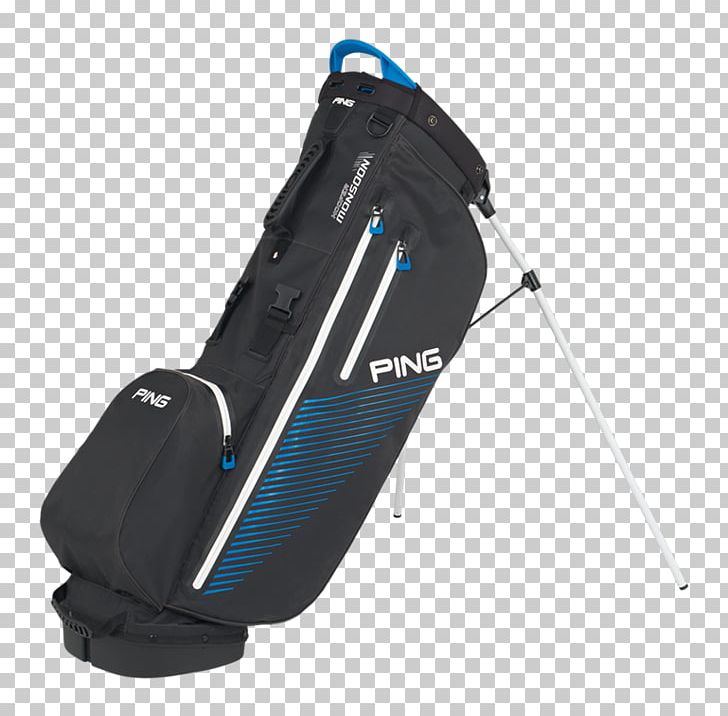 NEW Ping Hoofer Monsoon Black/Birdie Blue Golf Carry Stand Bag PING Hoofer Monsoon Stand Bag PNG, Clipart, Bag, Black, Golf, Golf Bag, Golfbag Free PNG Download