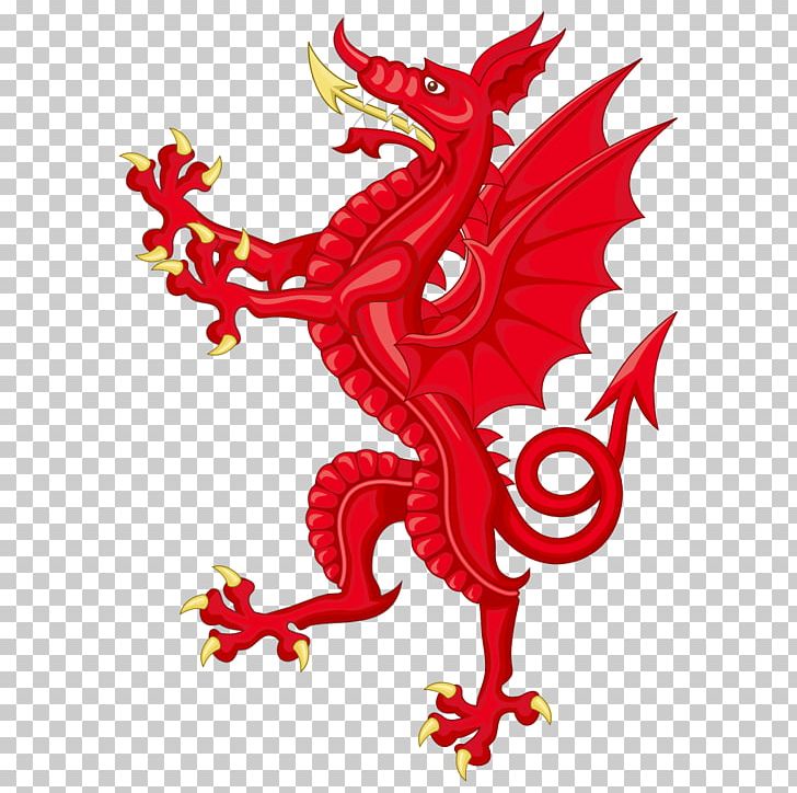 Wales Coat Of Arms Welsh Dragon Supporter PNG, Clipart, Animal Figure, Coat Of Arms, Crest, Dragon, Eagle Free PNG Download