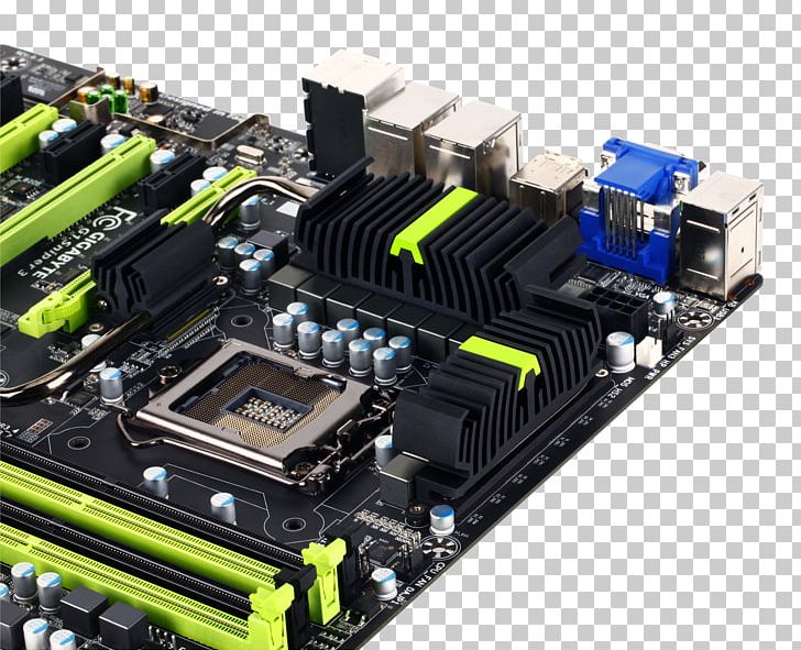 Motherboard Intel Computer Hardware Computer System Cooling Parts LGA 1155 PNG, Clipart, Central Processing Unit, Computer Hardware, Electronic Device, Electronics, Gigabyte Technology Free PNG Download