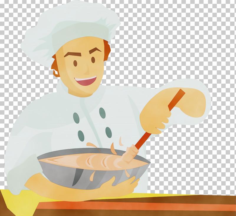 Cartoon Happiness Cooking PNG, Clipart, Cartoon, Cooking, Happiness, Paint, Watercolor Free PNG Download