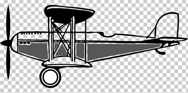 Airplane Fixed-wing Aircraft Biplane PNG, Clipart, Aircraft, Airplane, Angle, Biplane, Black Free PNG Download