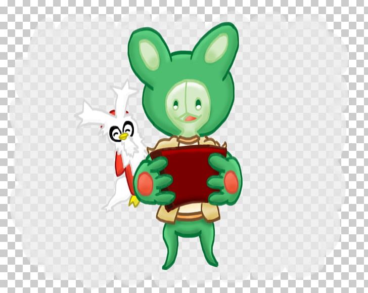 Easter Bunny Green Desktop PNG, Clipart, Art, Cartoon, Computer, Computer Wallpaper, Desktop Wallpaper Free PNG Download