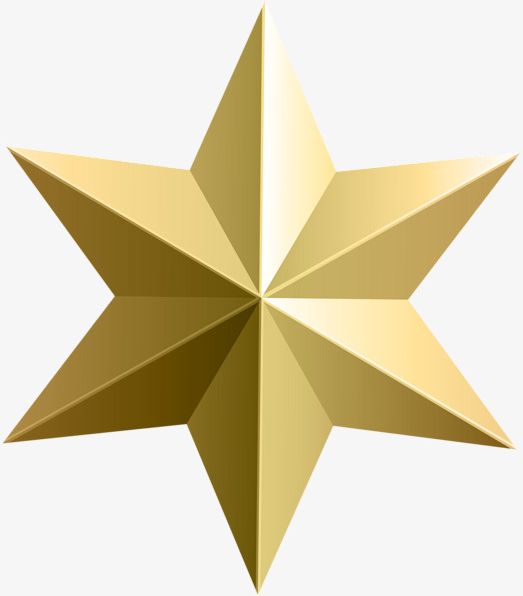 Gold Material Three-dimensional Six-pointed Star PNG, Clipart, David, Gold, Gold Clipart, Material Clipart, Six Pointed Clipart Free PNG Download