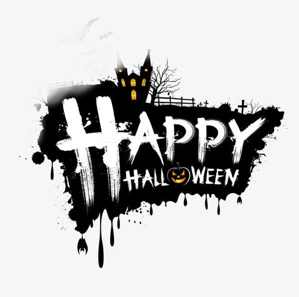 Happy Halloween PNG, Clipart, Black, English, Halloween, Halloween Clipart, Happy Clipart Free PNG Download