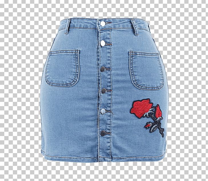 Jeans Denim Skirt Fashion PNG, Clipart, Blue, Button, Clothing, Denim, Denim Skirt Free PNG Download