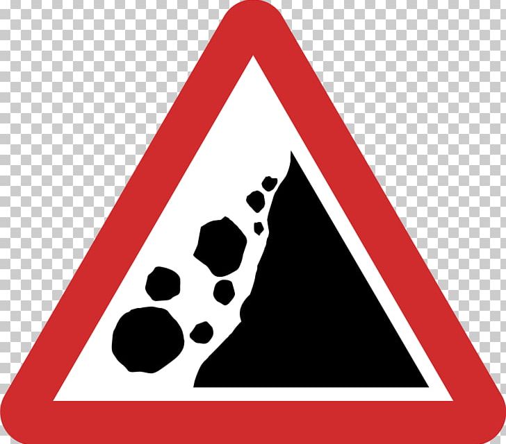 Warning Sign Traffic Sign Rockfall Stock Photography PNG, Clipart, Angle, Area, Brand, Line, Logo Free PNG Download
