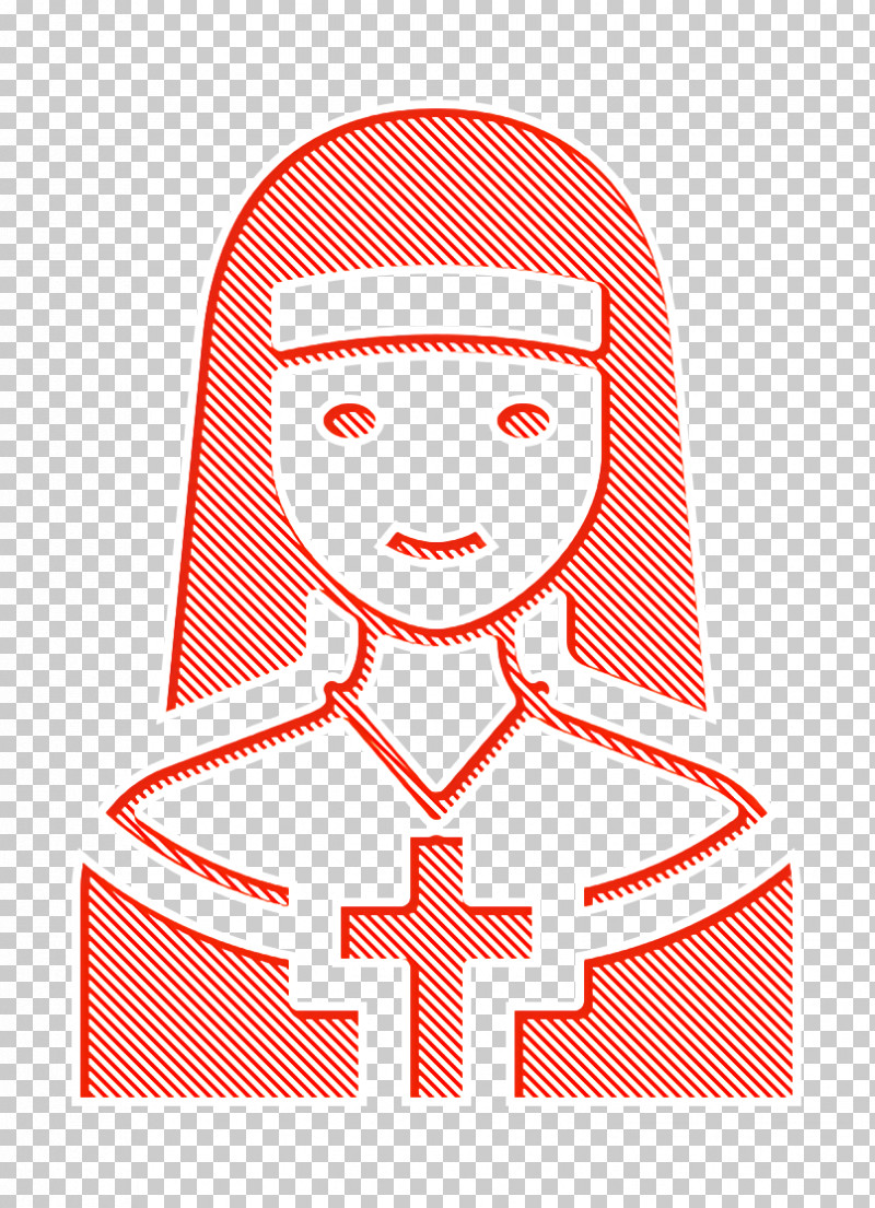 Occupation Woman Icon Nun Icon Christian Icon PNG, Clipart, Christian Icon, Head, Line, Line Art, Nun Icon Free PNG Download