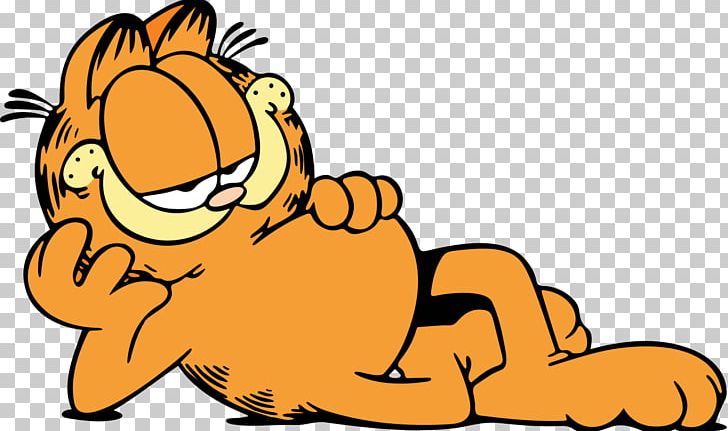 Garfield Jon Arbuckle Odie Cat Comic Strip PNG, Clipart, Animals, Artwork, Beak, Big Cats, Carnivoran Free PNG Download