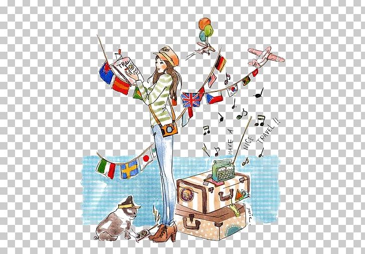 Travel World Map Challenge Illustration PNG, Clipart, Anime Girl, Art, Baby Girl, Cartoon, Download Free PNG Download