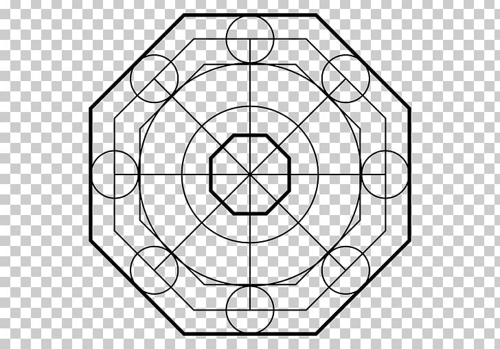 Circle Geometry Octagon Geometric Shape Point PNG, Clipart, Angle, Area, Ball, Black And White, Circle Free PNG Download