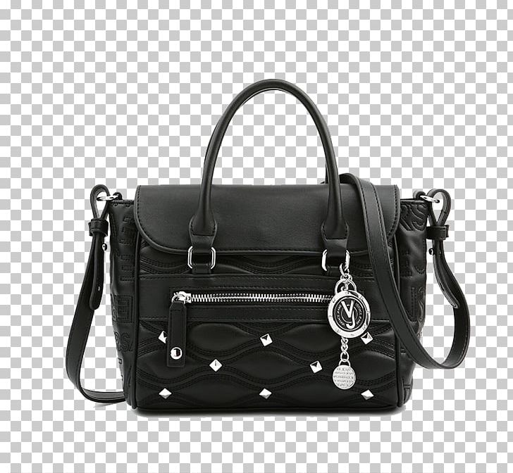 Handbag Versace Fashion Furla PNG, Clipart, Background Black, Backpack, Bag, Baggage, Black Free PNG Download