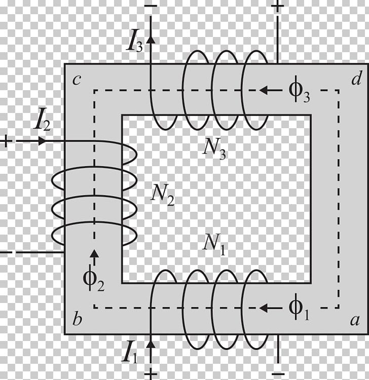 Magnetic Circuit Electromagnetism Craft Magnets Magnetomotive Force PNG, Clipart, Angle, Area, Basic, Black And White, Circle Free PNG Download