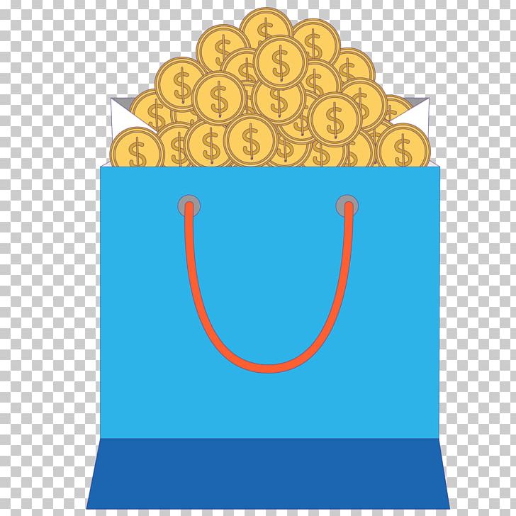 Paper Gold Coin Bag PNG, Clipart, Bags Vector, Blue, Brand, Chemical Element, Circle Free PNG Download