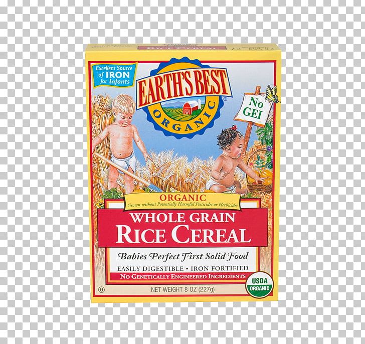 Rice Cereal Baby Food Breakfast Cereal Organic Food Whole Grain PNG, Clipart, Baby Food, Breakfast Cereal, Brown Rice, Cereal, Convenience Food Free PNG Download