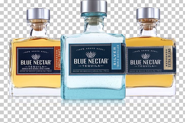 Blue Nectar Tequila Reposado Extra Blend Liqueur Whiskey Liquor PNG, Clipart, Agave, Alcoholic Beverage, Bottle, Distilled Beverage, Glass Bottle Free PNG Download
