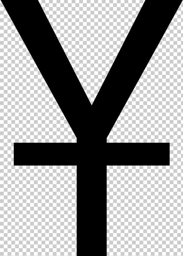 Yen Sign Japanese Yen Renminbi Currency Symbol PNG, Clipart, Angle, Black, Black And White, Brand, Character Free PNG Download