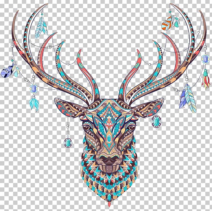 Deer Tattoo Fotolia PNG, Clipart, Animals, Antler, Boheme, Bohochic, Deer Free PNG Download