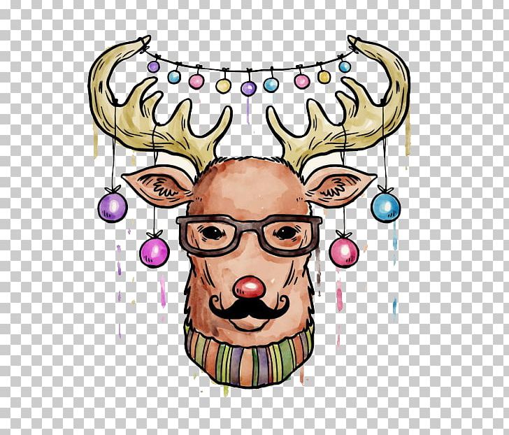 Reindeer T-shirt Euclidean PNG, Clipart, Bee, Bell, Broken Glass, Champagne Glass, Christmas Free PNG Download