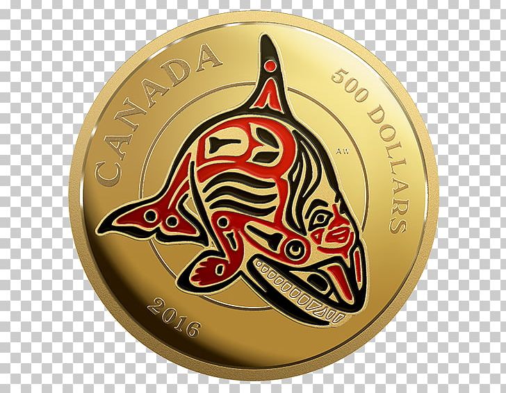 Silver Coin Haida People Silver Coin Gold PNG, Clipart, Canadian Gold Maple Leaf, Cetacea, Coin, First Nations, Gold Free PNG Download