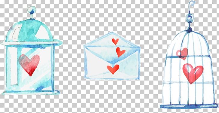 Heart Valentine's Day Euclidean PNG, Clipart, Birdcage, Blue, Box, Brand, Cage Free PNG Download