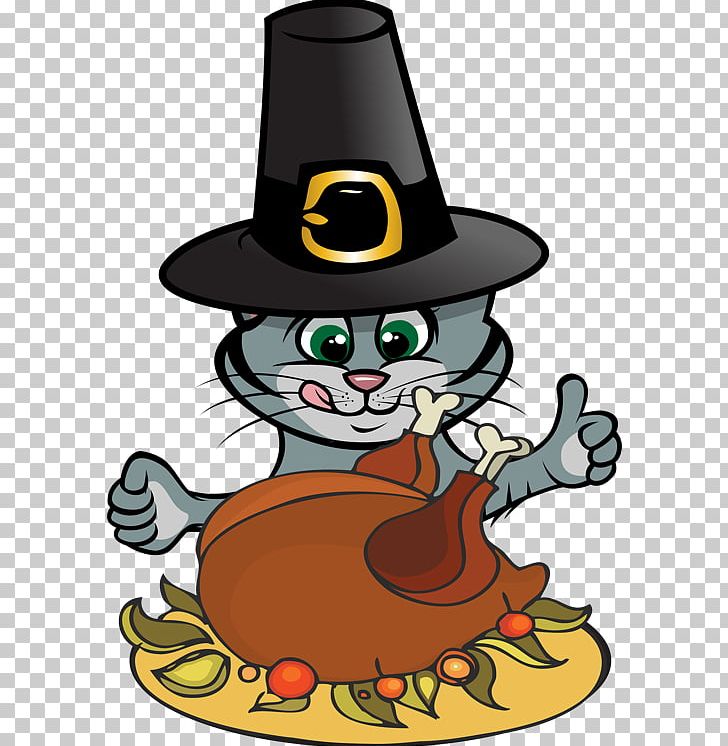 Thanksgiving Cats Kitten PNG, Clipart, Cat, Christmas, Fictional Character, Food, Hat Free PNG Download