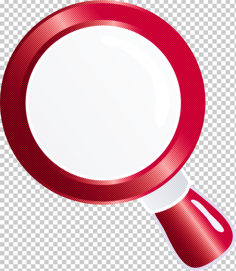 Magnifying Glass Magnifier PNG, Clipart, Circle, Magnifier, Magnifying Glass, Material Property, Red Free PNG Download