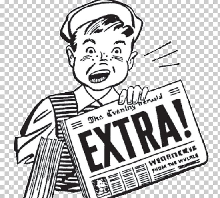 News Drawing Illustration PNG, Clipart, Area, Art, Black And White, Brand, Business Free PNG Download