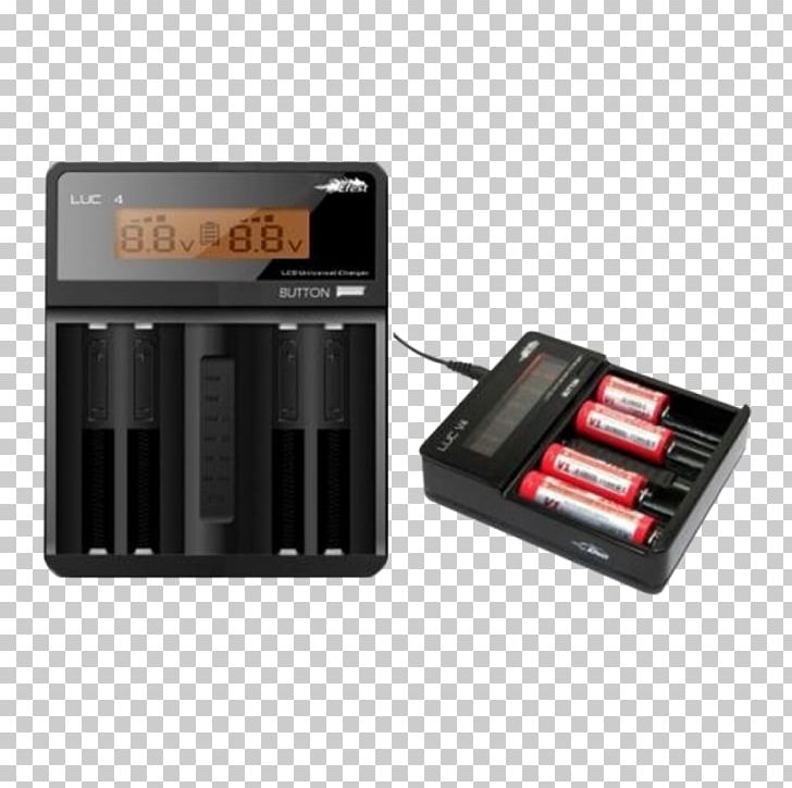 Battery Charger Electric Battery Electronic Cigarette Lithium-ion Battery PNG, Clipart, Ac Adapter, Electronic Cigarette, Electronics Accessory, Hardware, Lithium Free PNG Download