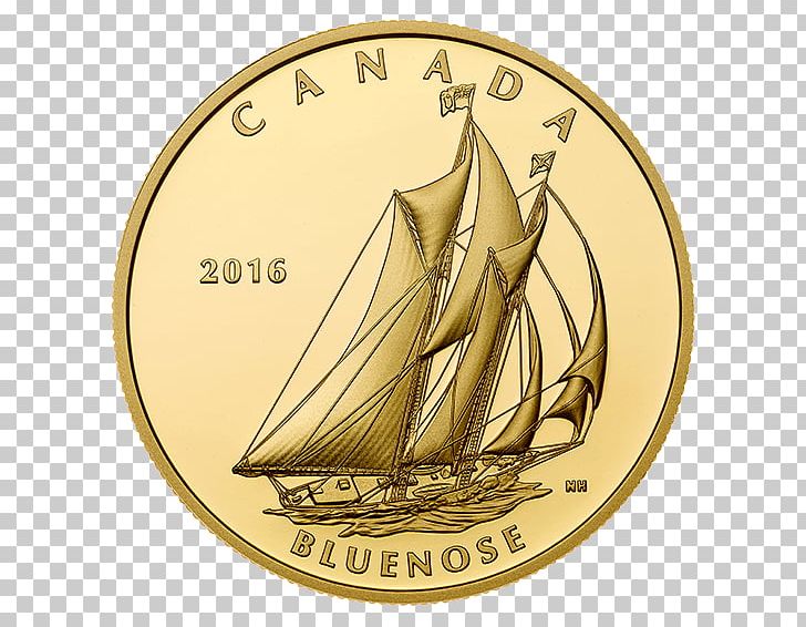 Gold Coin Gold Coin Canada Ship PNG, Clipart, Bluenose, Bullion, Canada, Caravel, Coin Free PNG Download