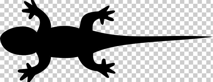 Lizard Gecko Silhouette PNG, Clipart, Amphibian, Animals, Beak, Black And White, Cartoon Free PNG Download