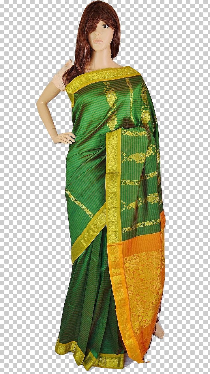 Silk Costume Design Green Sari Dress PNG, Clipart, Clothing, Costume, Costume Design, Day Dress, Dress Free PNG Download