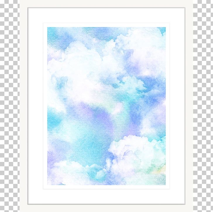 Cloud Frames Watercolor Painting Blue PNG, Clipart, Aqua, Atmosphere, Blue, Blue Cloud, Cloud Free PNG Download