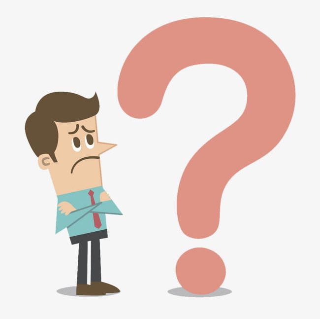 confused person clipart