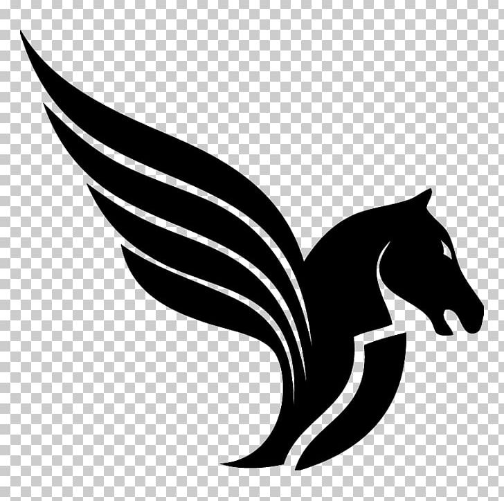 Flying Horses Sticker Pegaso Pegasus PNG, Clipart, Animals, Black And White, Bumper Sticker, Carnivoran, Coach Free PNG Download