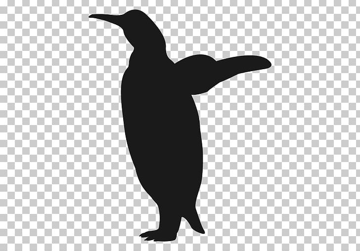 Penguin Silhouette PNG, Clipart, Animals, Beak, Bird, Black And White, Encapsulated Postscript Free PNG Download
