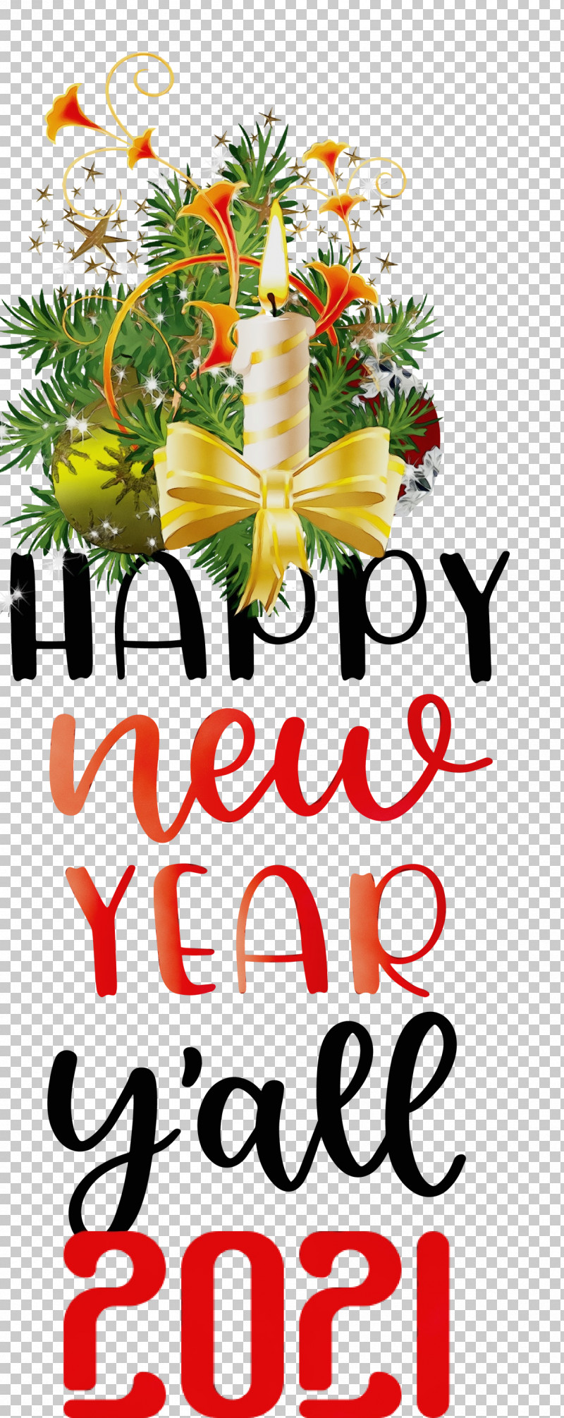 Floral Design PNG, Clipart, 2021 Happy New Year, 2021 New Year, 2021 Wishes, Cut Flowers, Floral Design Free PNG Download