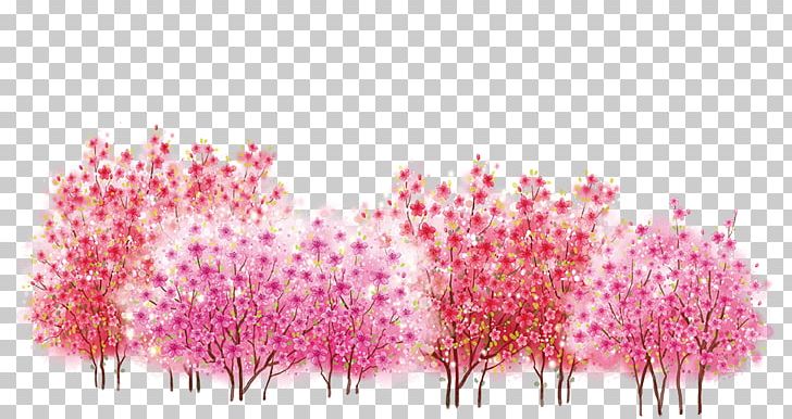 Poster Painting Illustration PNG, Clipart, Autumn Tree, Cherry, Cherry Tree, Christmas Tree, Creative Work Free PNG Download