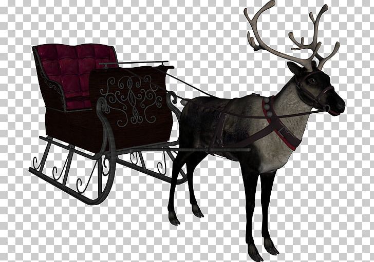 Reindeer Santa Claus Sled Encapsulated PostScript PNG, Clipart,  Free PNG Download
