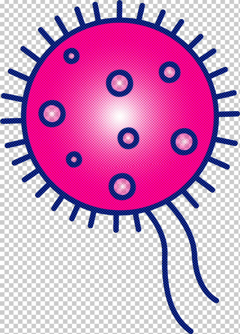 Bacteria Germs Virus PNG, Clipart, Bacteria, Circle, Emoticon, Germs, Magenta Free PNG Download