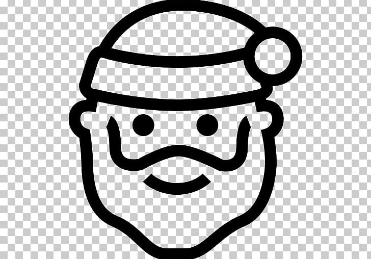 Santa Claus Computer Icons Icon Design Christmas PNG, Clipart, Black And White, Christmas, Computer Icons, Download, Emoticon Free PNG Download