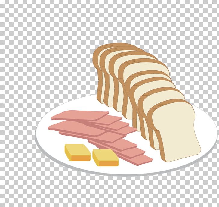 Breakfast Ham Toast Bread PNG, Clipart, Banana Slices, Bread, Bread Cartoon, Bread Vector, Breakfast Free PNG Download