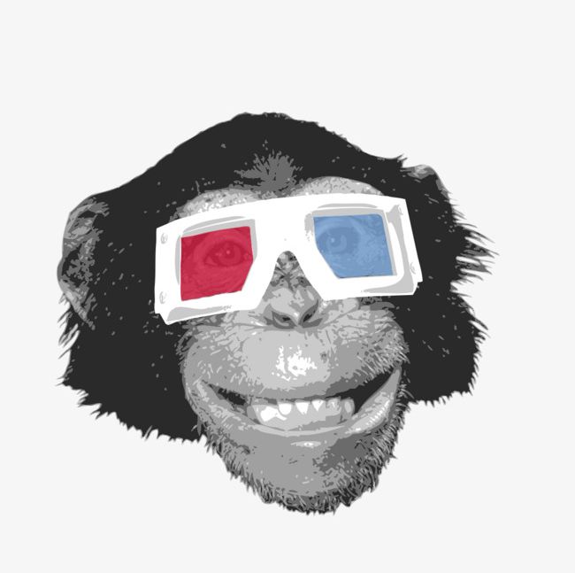 Gorilla With Eye PNG, Clipart, 3d Glasses, Animal, Eye, Eye Clipart, Glasses Free PNG Download
