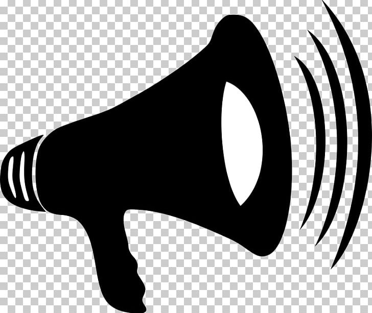 Megaphone Loudspeaker PNG, Clipart, Black, Black And White, Brand, Clip Art, Computer Icons Free PNG Download