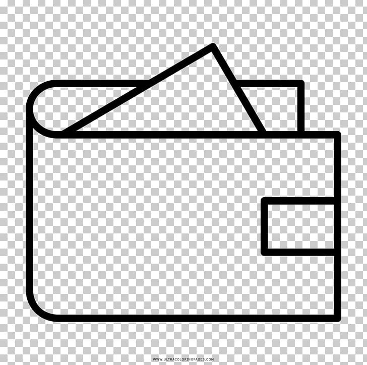 Coloring Book Wallet Drawing Credit Card PNG, Clipart, Angle, Area, Black, Black And White, Clothing Free PNG Download