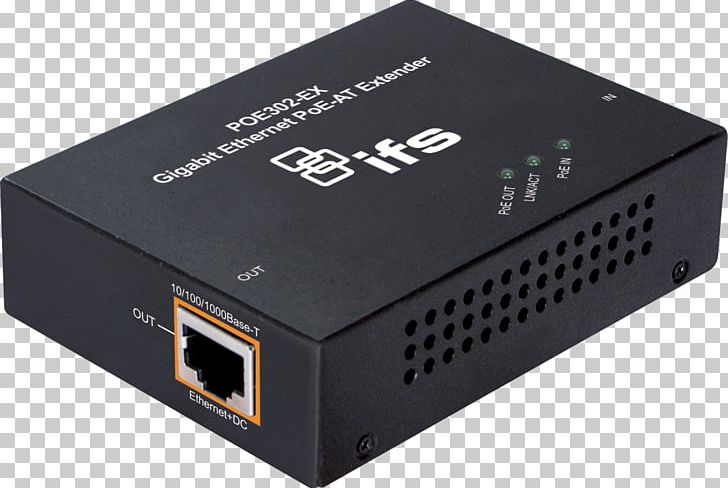 Power Over Ethernet Gigabit Ethernet Small Form-factor Pluggable Transceiver IEEE 802.3at PNG, Clipart, Adapter, Cable, Computer Monitors, Computer Network, Electronic Device Free PNG Download