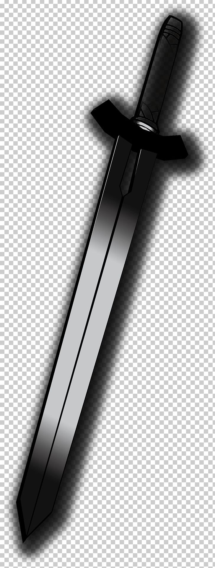 Sword White Angle PNG, Clipart, Angle, Black And White, Cold Weapon, Dark Web, Monochrome Free PNG Download