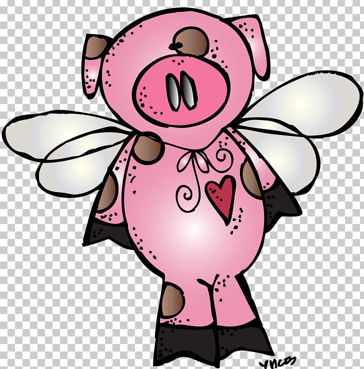 When Pigs Fly PNG, Clipart, Art, Cartoon, Coloring Book, Fictional Character, Flower Free PNG Download