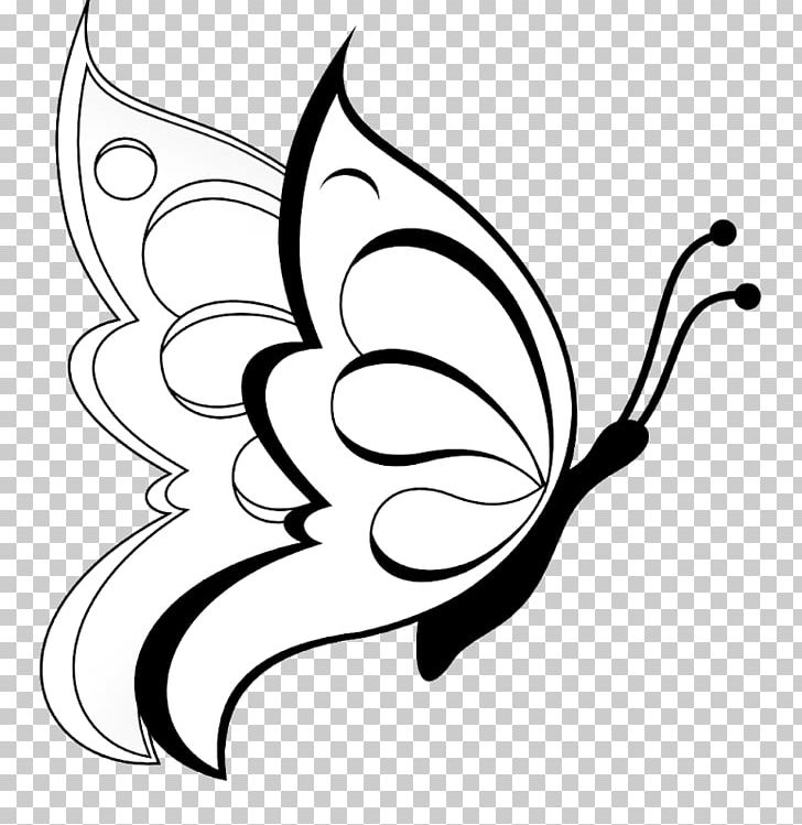 Butterfly Coloring Book Drawing Sketch PNG, Clipart, Art, Artwork, Bla, Black, Branch Free PNG Download